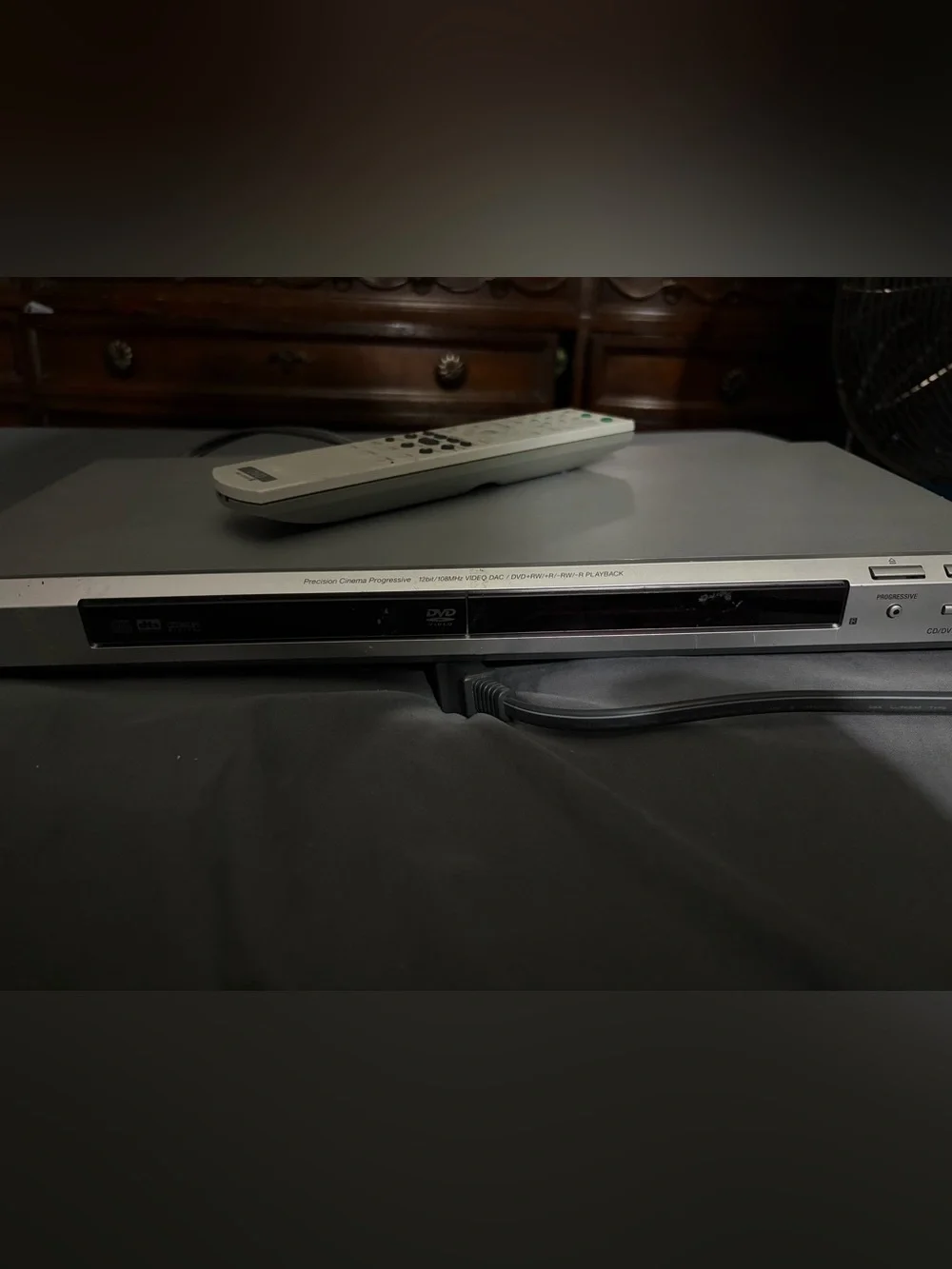 Sony Silver CD/DVD Player Sony DVP-NS55P DVD Player  With Remote